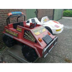 Kiddy ride speel toestel porsche 4x4 en Jeep