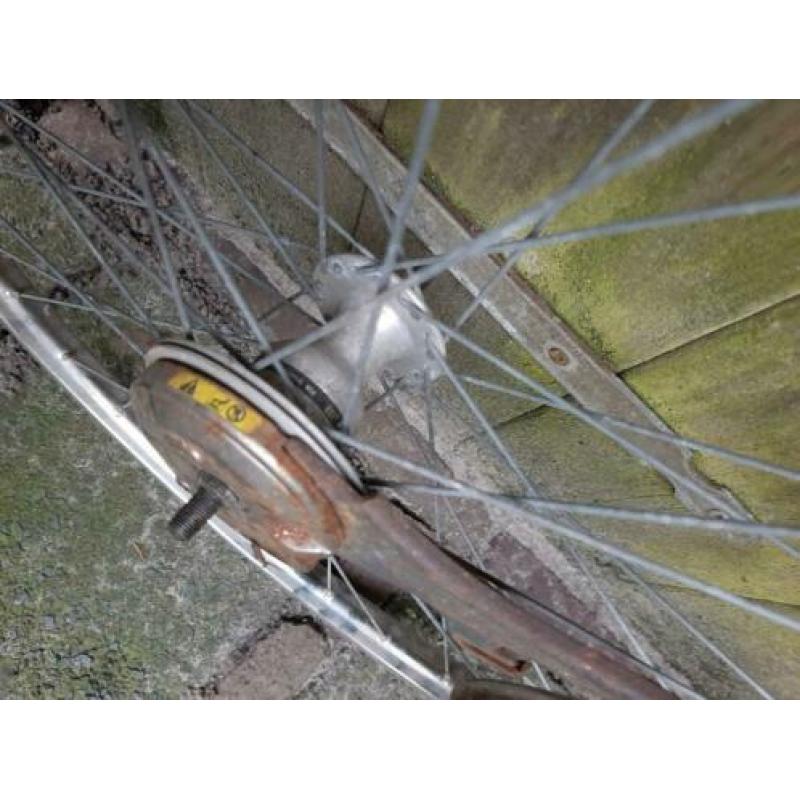 Fietswiel 28 inch voorwiel trommelrem