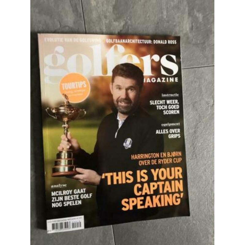 3 sportbladen: Santos, Golfers Magazine en Helden