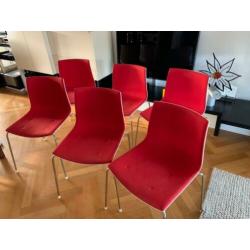 6 Arper Catifa 46 design stoelen, mooi!