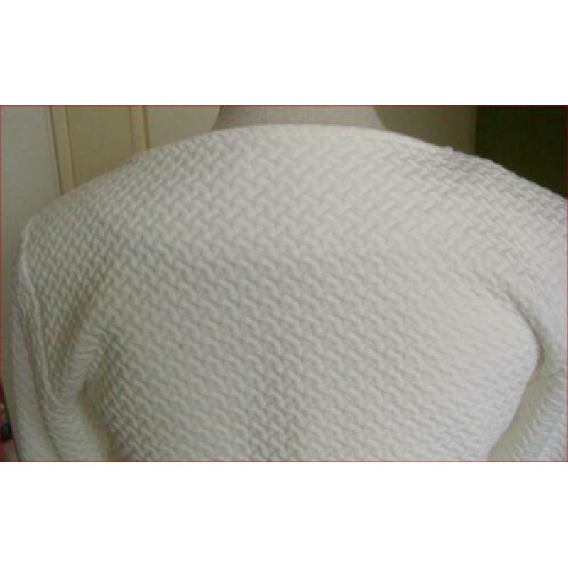VILA vest off white maat M (36/38) zgan