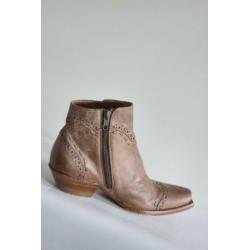 Nieuw! Marlboro Classics - Bruin lederen cowboy boots - 36