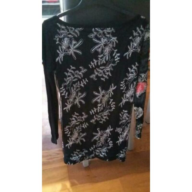 Desigual tuniek met jeans print maat L