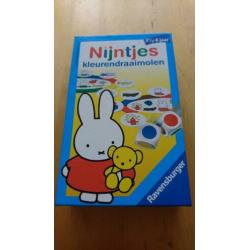Spel Ravensburger Nijntje nijntjes kleurendraaimolen