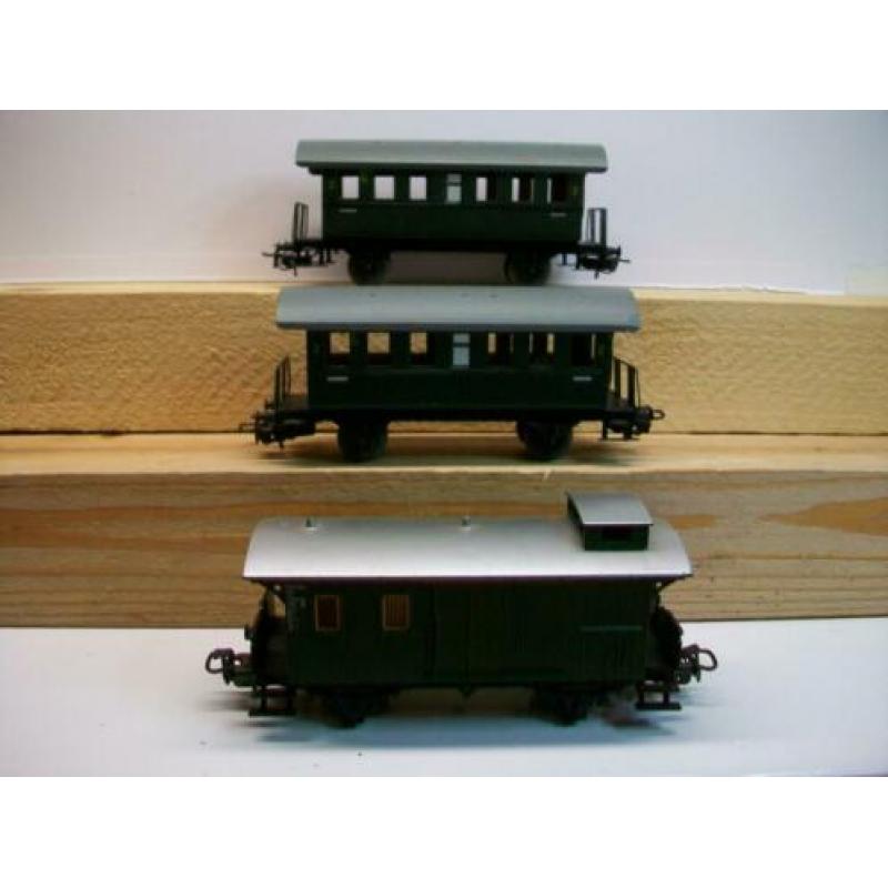 Märklin 2 x 4000 Personenrijtuig +4038 bagagewagon