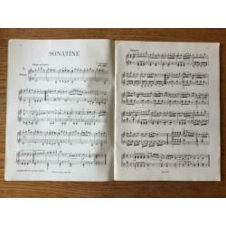 5 x muziekboek bladmuziek piano