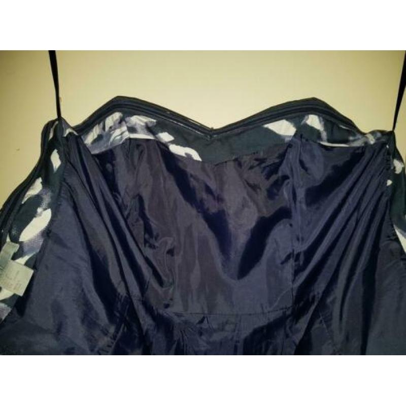 Strapless blauwe jurk maat 38 h&m