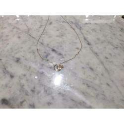 14 karaat gouden collier Turkse maan ster 42 cm