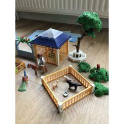 Playmobil dierenkliniek 4343 plus uitbreiding 4346