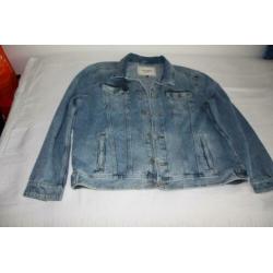 z.g.a.n. JEANSJACK - middenblauw - mt XXL