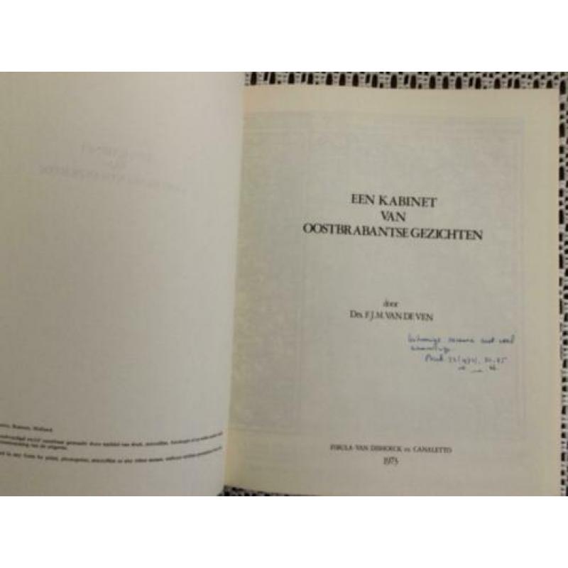 Een kabinet van Oostbrabantse gezichten 1973 door F.v.d.Ven