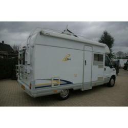 Burstner T 585 Lengtebed, 2x draaistoelen.
