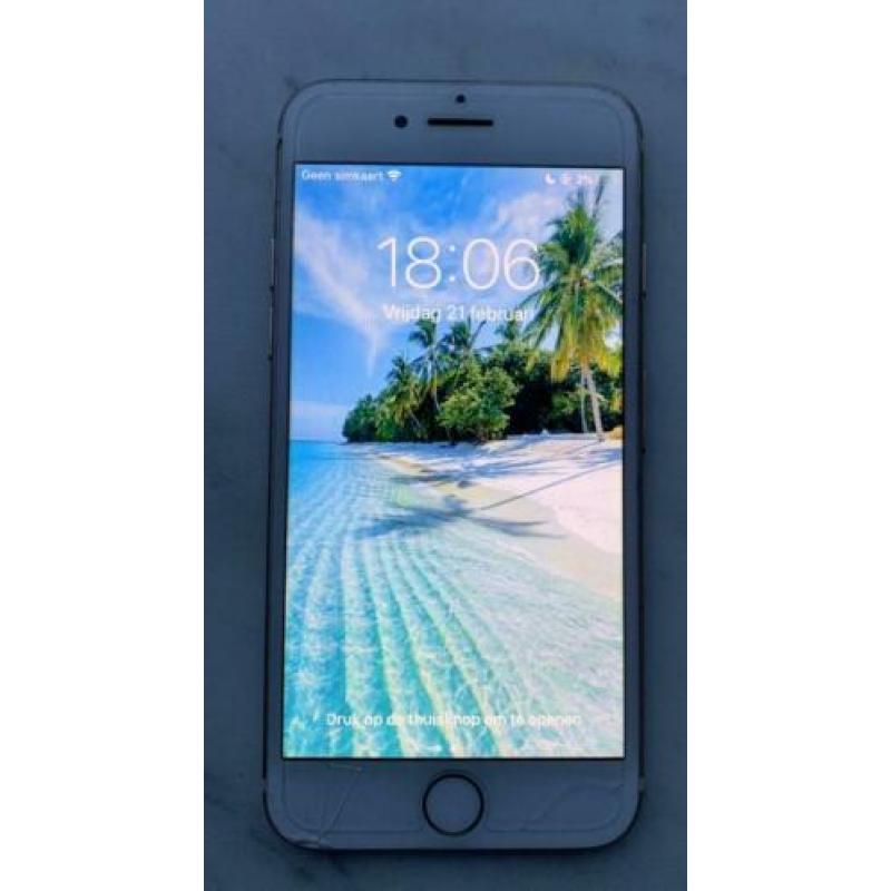 Iphone 7 wit/ goud 32 GB