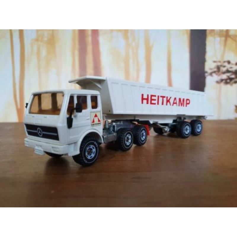 Siku Mercedes 2232 Heitkamp kieper trailer 1:55 nm
