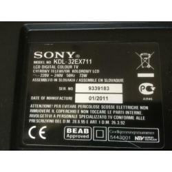 Sony HD TV Bravia KDL-32EX711 32”