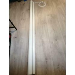Duo rolgordijn roomwit/crème
