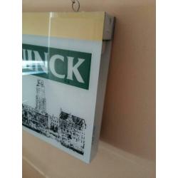 De Koninck bier lichtreclame, lichtbak, reclame bord vintage