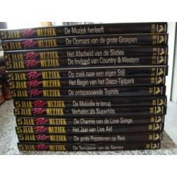 25 jaar pop muziek boeken nieuw 13 delig