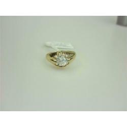 Ring goud met edelsteen / Z6186