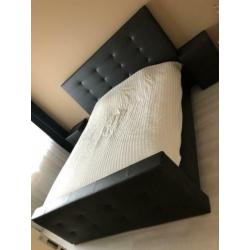 Leren Boxspring 180x200