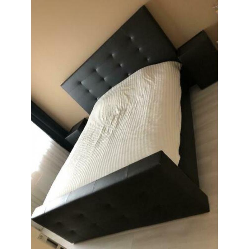 Leren Boxspring 180x200