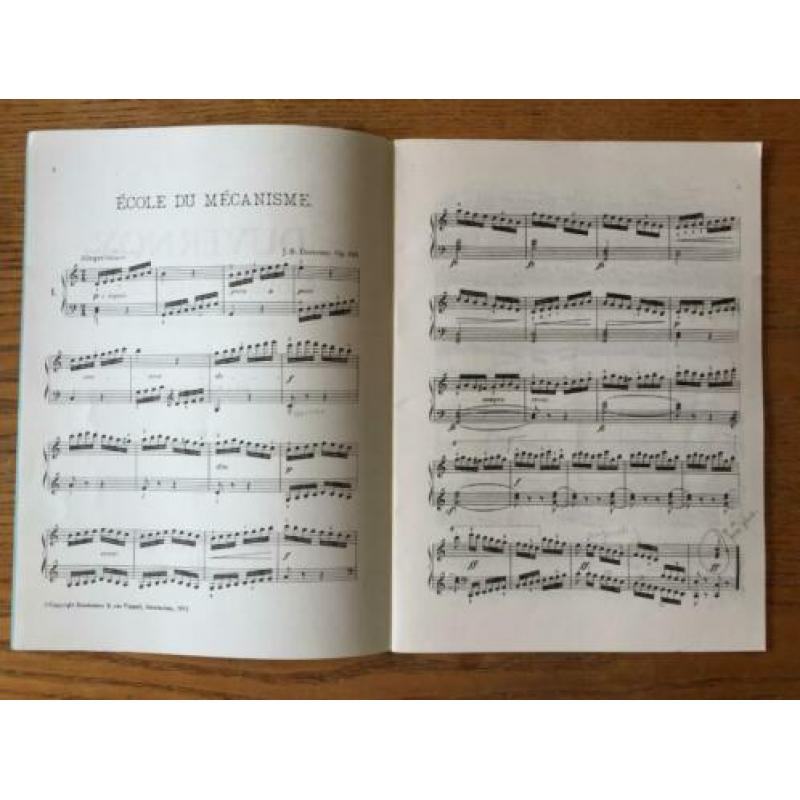 5 x muziekboek bladmuziek piano