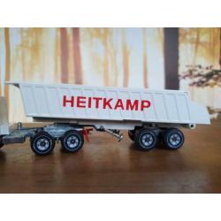 Siku Mercedes 2232 Heitkamp kieper trailer 1:55 nm