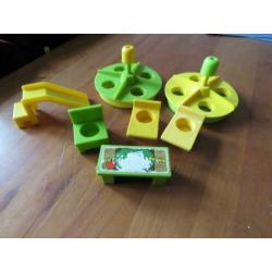 vintage fisher price accessoires schooltje