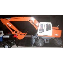 Nette oude daf torpedo met dieplader