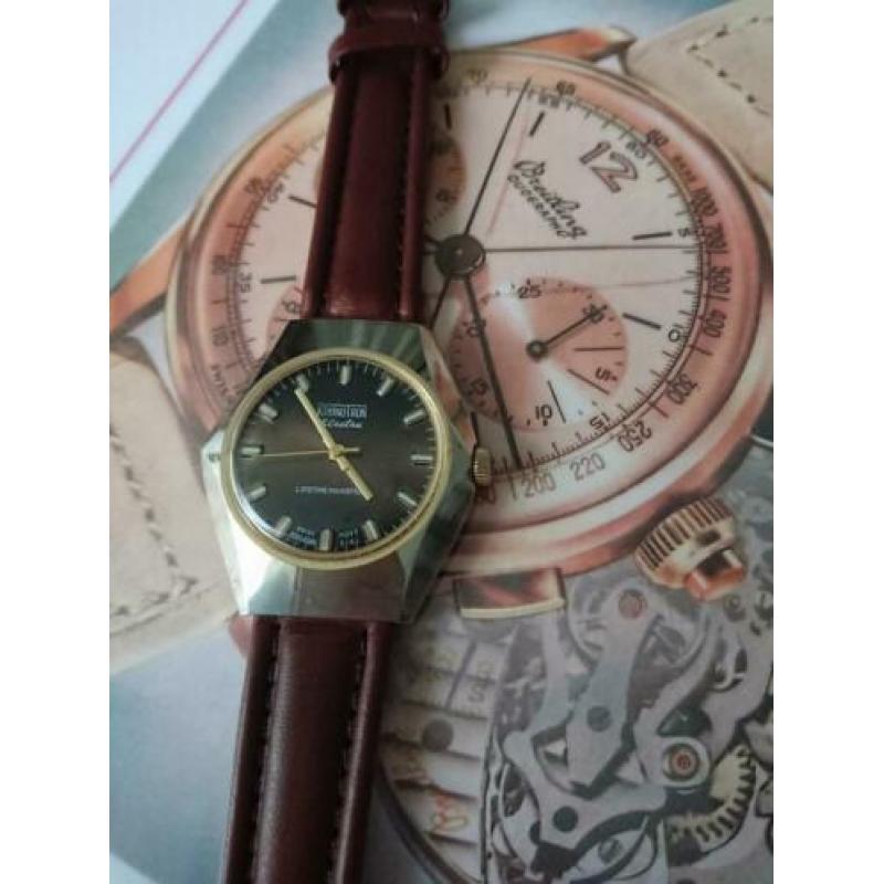 Vintage heren horloge handopwinder 38mm swiss movt
