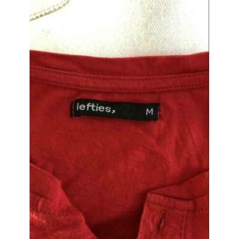 Maat m - lefties - rood