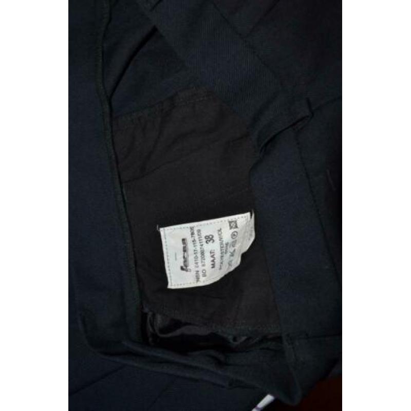 2 stuks marine blauwe pantalons 36 - met wol - L80
