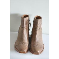 Nieuw! Marlboro Classics - Bruin lederen cowboy boots - 36