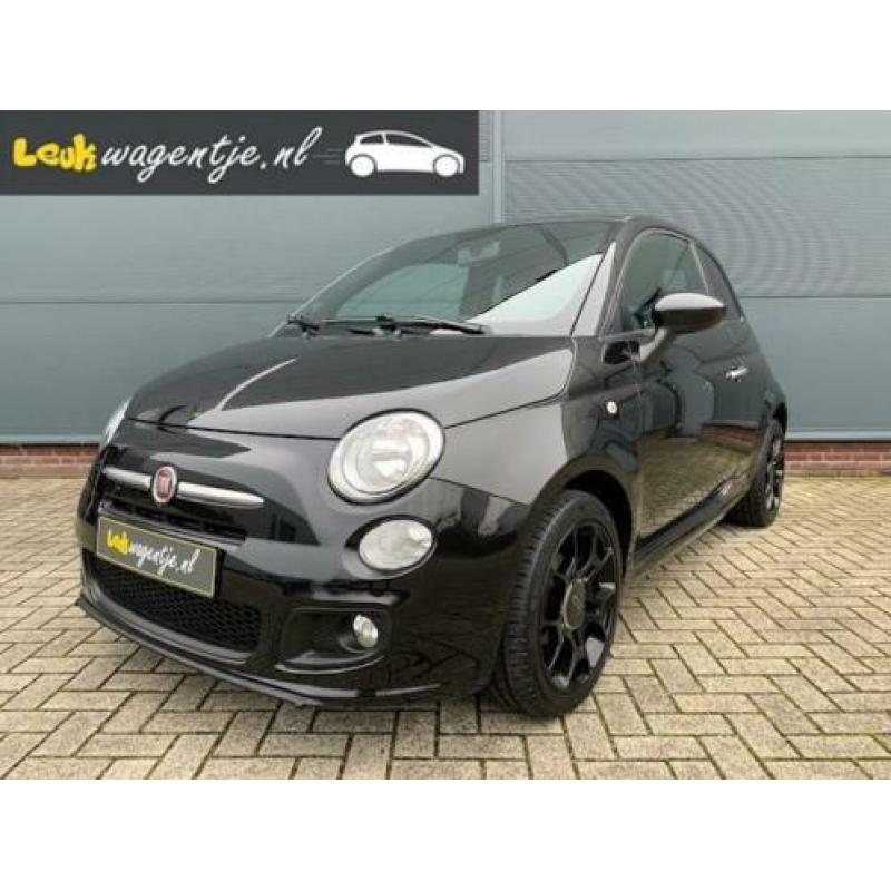 Fiat 500 1.2 500S * alcantara * 16 inch * airco * all black