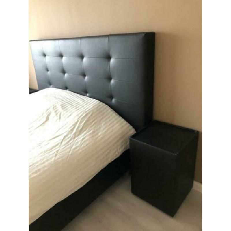 Leren Boxspring 180x200