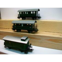 Märklin 2 x 4000 Personenrijtuig +4038 bagagewagon