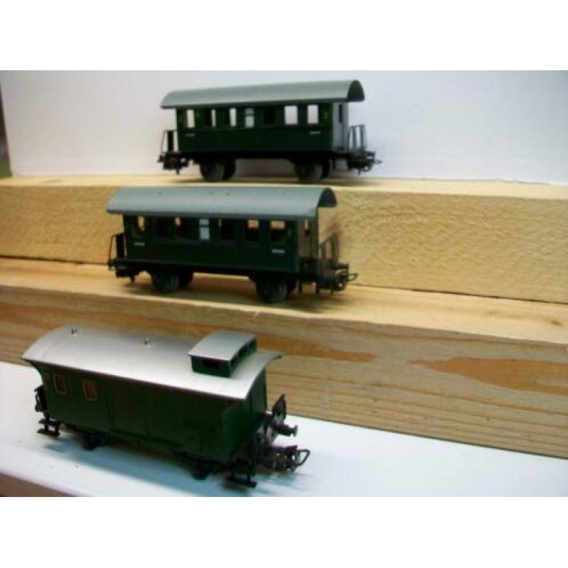 Märklin 2 x 4000 Personenrijtuig +4038 bagagewagon