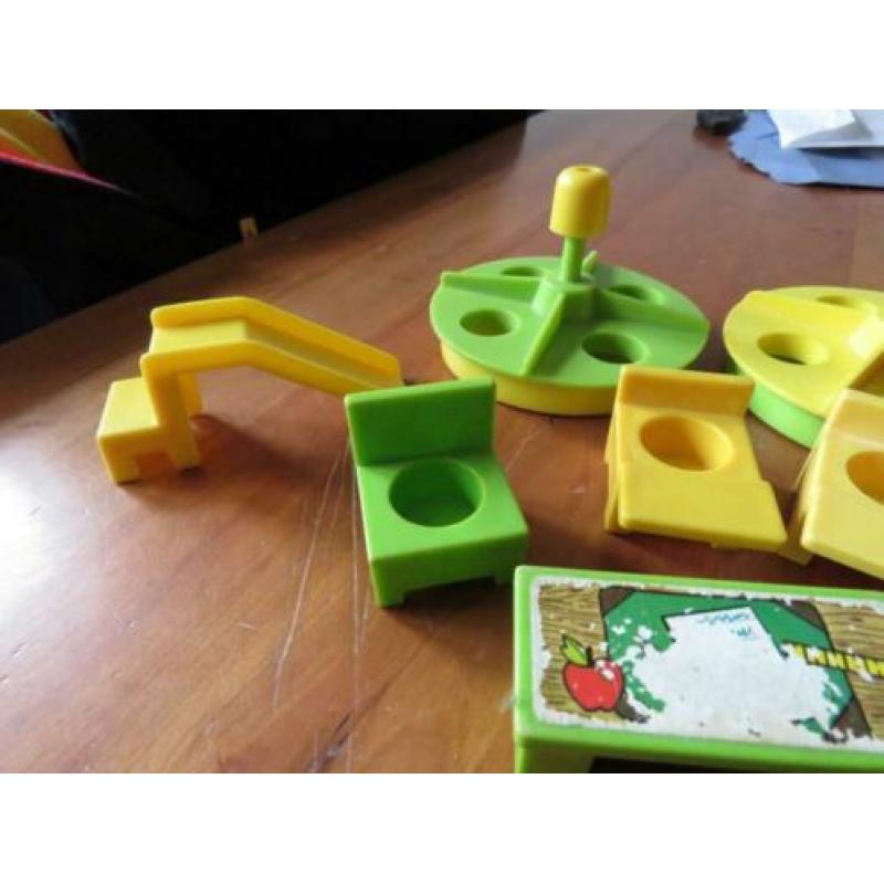 vintage fisher price accessoires schooltje