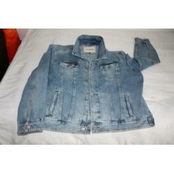 z.g.a.n. JEANSJACK - middenblauw - mt XXL