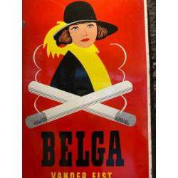 Belga emaille reclame bord