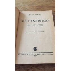 De reis naar de maan - Jules Verne. 1929. 1e en 2e deel.
