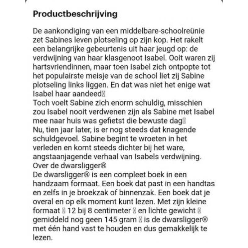 Simone van der Vlugt - De reünie - dwarsligger