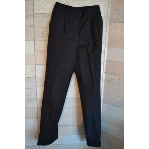 2 stuks marine blauwe pantalons 36 - met wol - L80