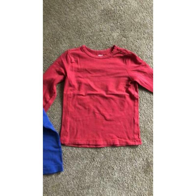 Mooie Hema longsleeves mt 110/116