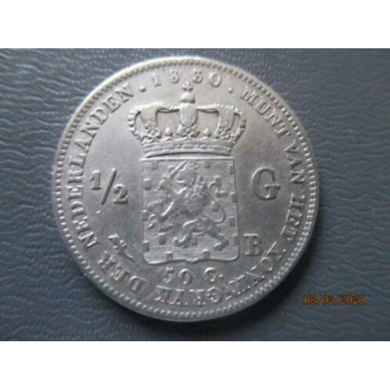 1/2 Gulden 1830 B Willem I