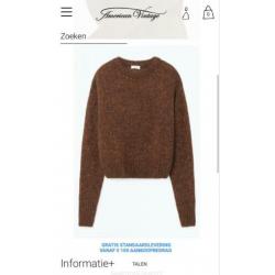 American vintage trui maat M
