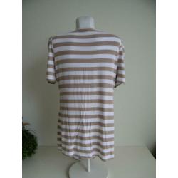 Dames Tuniek Maat XL Beige / Wit
