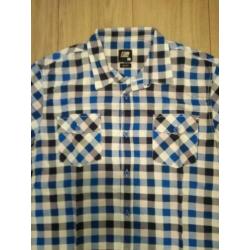 Slim Fit overhemd maat L korte mouw Fishbone !!!!