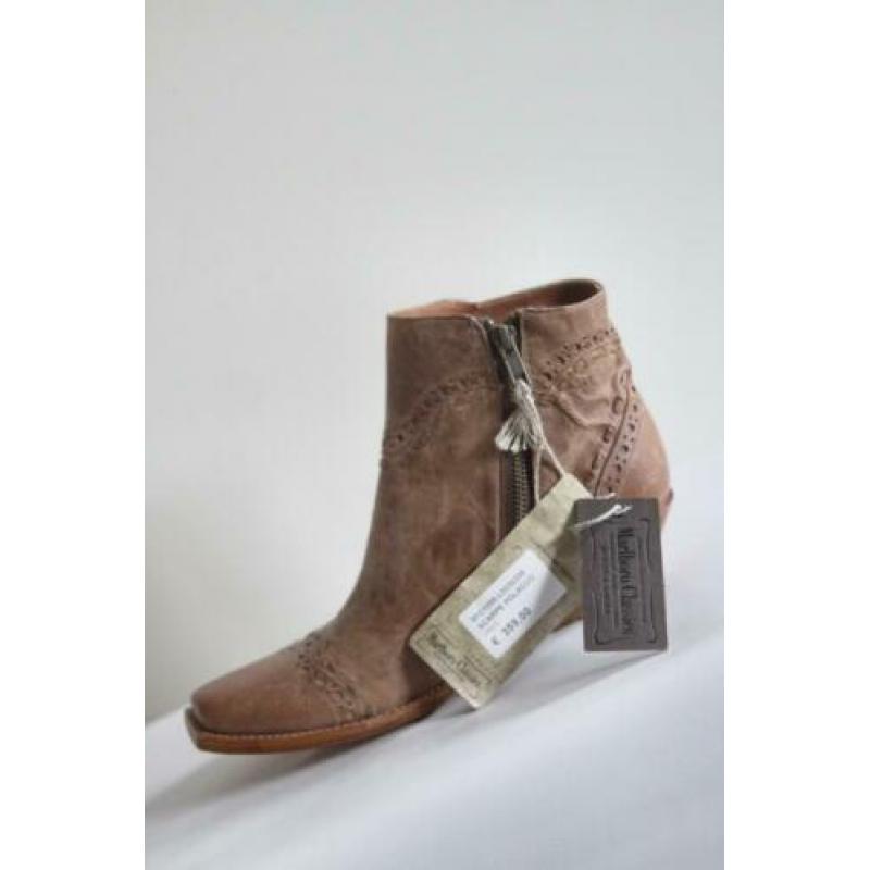 Nieuw! Marlboro Classics - Bruin lederen cowboy boots - 36