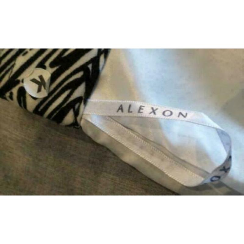 Alexon zwart wit print rok maat 36